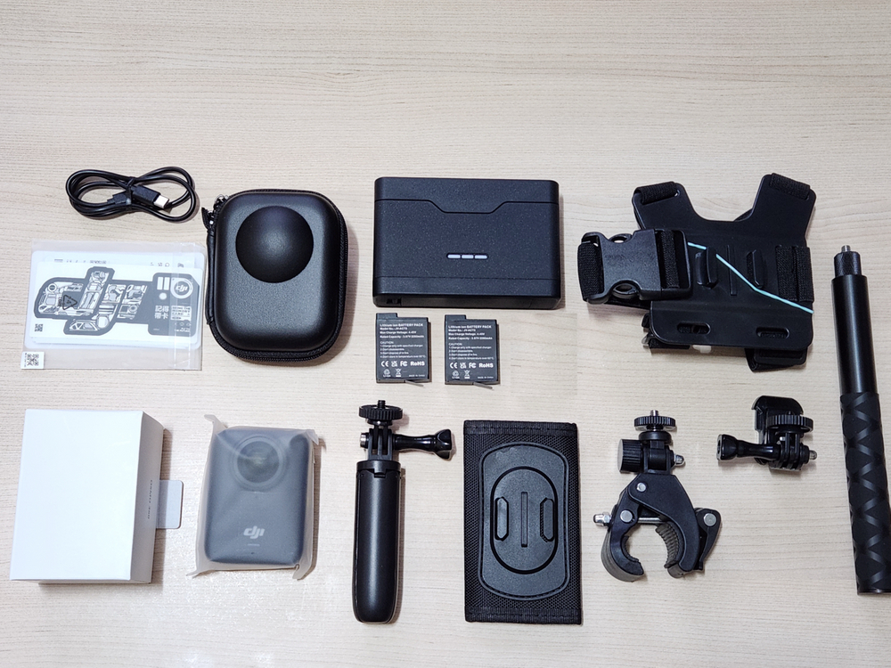 dji 오즈모360 신품 미개봉, 추가악세사리 풀셋트 (바이크, 여행, 운동) 이미지