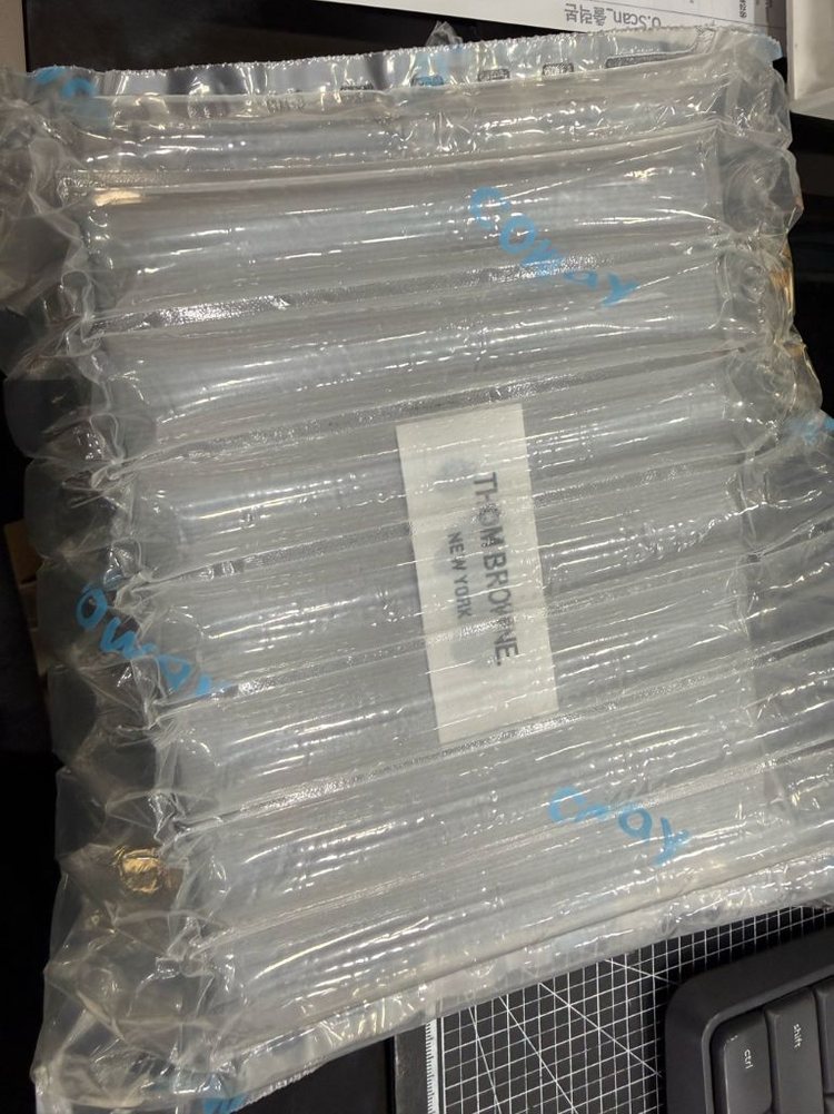 톰브라운 페블 그레인 머니 클립 지갑 블랙 새상품 이미지