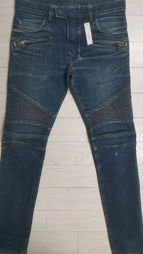 BALMAIN 발망(사방스판) 바이커진 30~31인치(No.138)S급! 해외판! 이미지