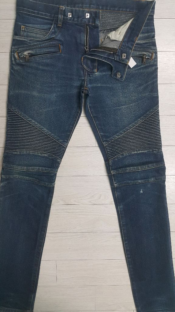 BALMAIN 발망(사방스판) 바이커진 30~31인치(No.138)S급! 해외판! 이미지