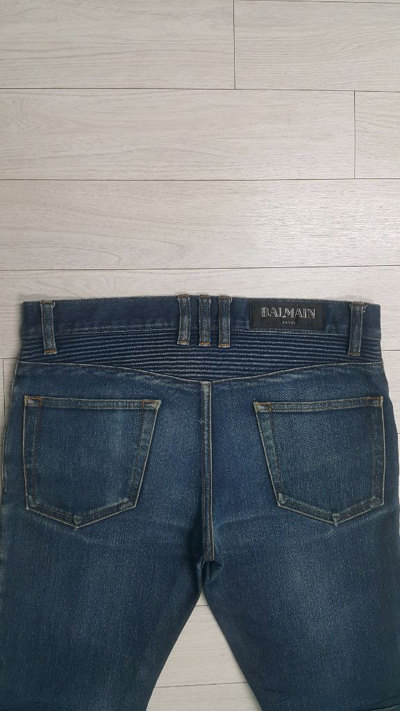 BALMAIN 발망(사방스판) 바이커진 30~31인치(No.138)S급! 해외판! 이미지