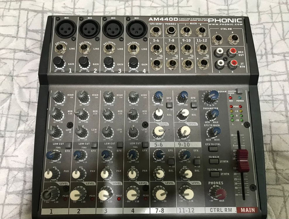 PHONIC AM440D 믹싱콘솔 이미지