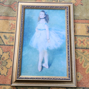 피에르 오귀스트 르누아르 무용수 앤틱 액자. 이미지