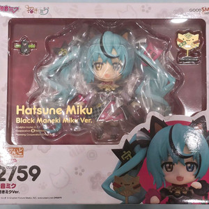 미개봉) 넨도로이드 2759 하츠네미쿠 쿠로블랙 마네키 미쿠 이미지