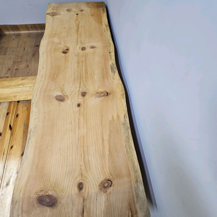 국내산 좋은 소나무 통원목 좌식 탁자 팝니다! 이미지