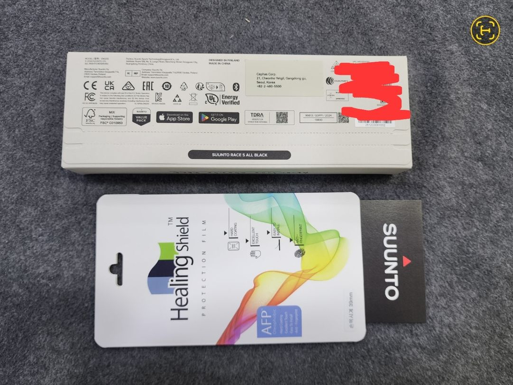 (미개봉)새상품 순토 레이스S 올 블랙 이미지