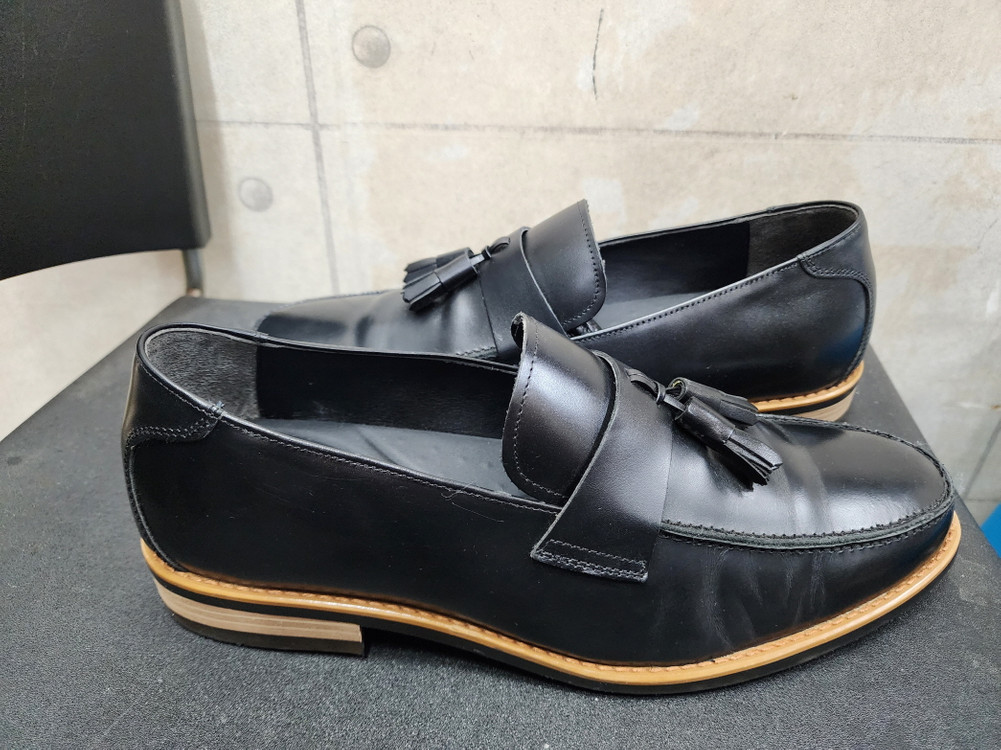 (270)엘칸토 정품 남성 소가죽 로퍼 정장구두/270mm/상태우수 이미지