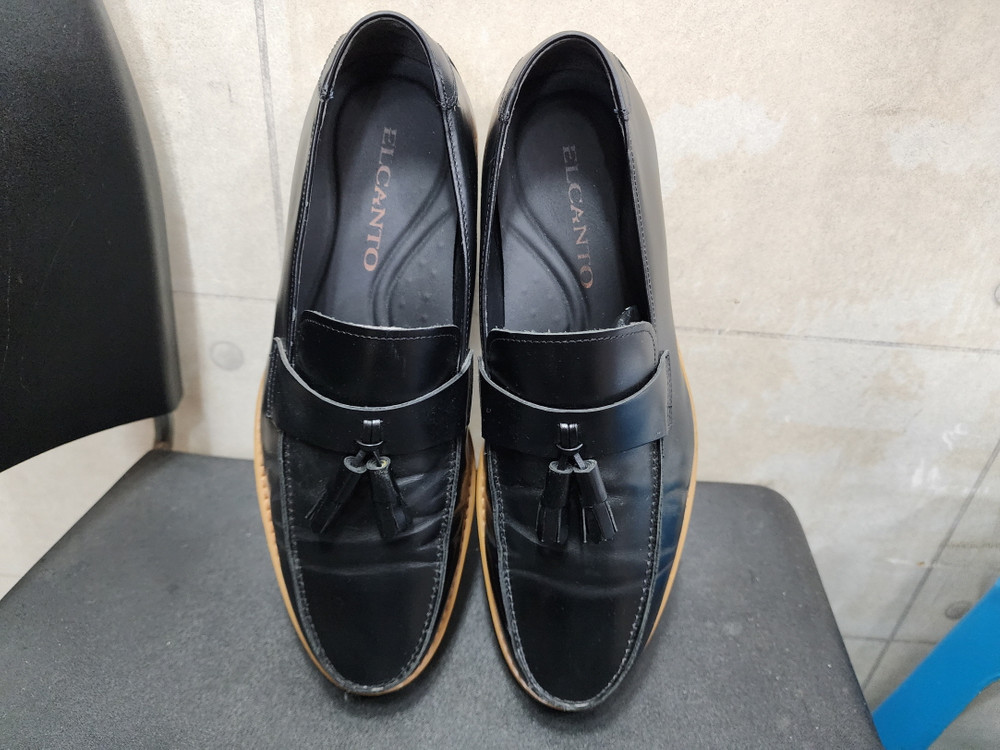 (270)엘칸토 정품 남성 소가죽 로퍼 정장구두/270mm/상태우수 이미지