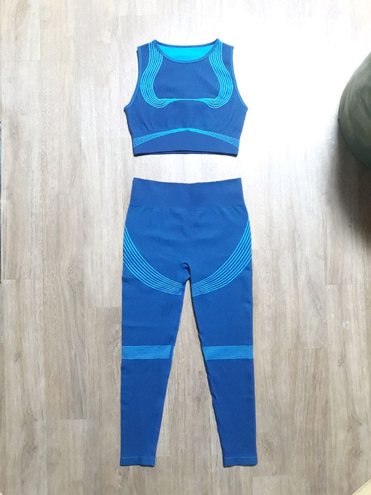 새제품 상하의 셋업 피트니스복 헬스복 필라테스복 요가복 운동복 헬스 레깅스 스포츠브라 셋트 이미지