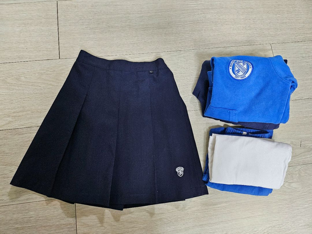 폴리어학원 교복 원복 체육복 일괄판매 이미지