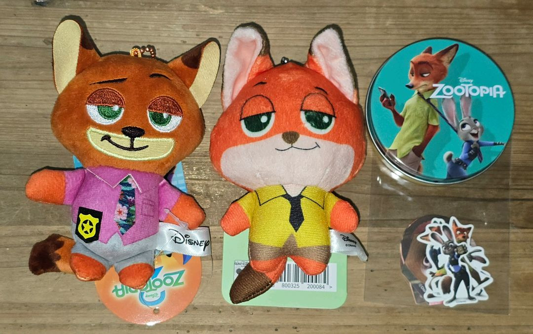 주토피아 닉 인형 키링 & 굿즈 세트 이미지