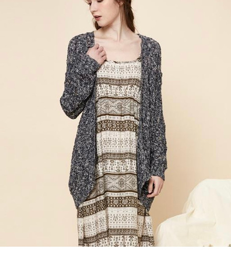 새상품 S , M 컴퓨터 조직가디건 써스데이아일랜드 t172mcd131w 이미지