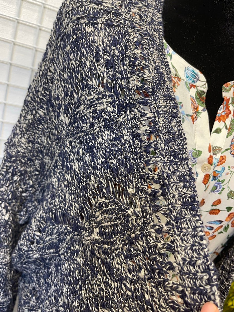 새상품 S , M 컴퓨터 조직가디건 써스데이아일랜드 t172mcd131w 이미지