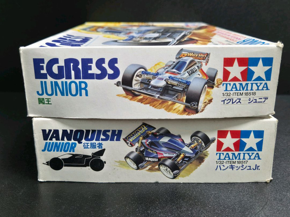 타미야 미니카 올드킷 이그레스 / 뱅퀴시 Jr. 2대 일괄 이미지