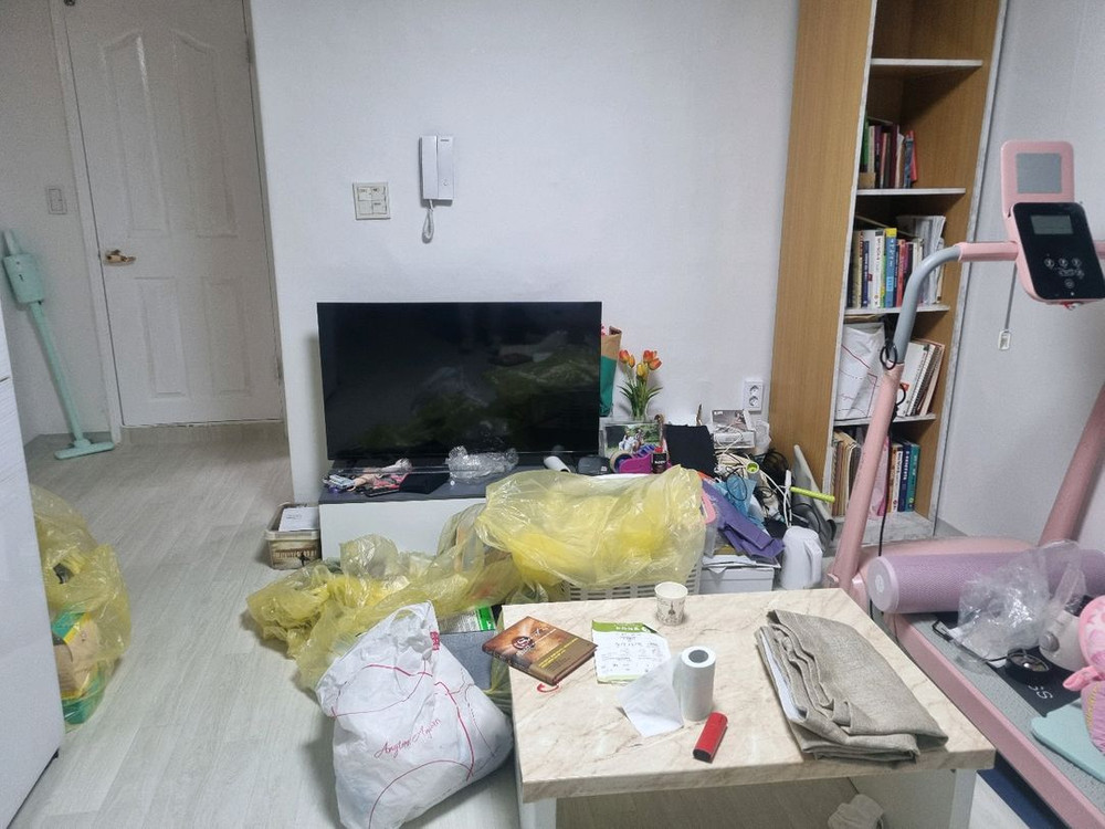 TV 거실장 이미지