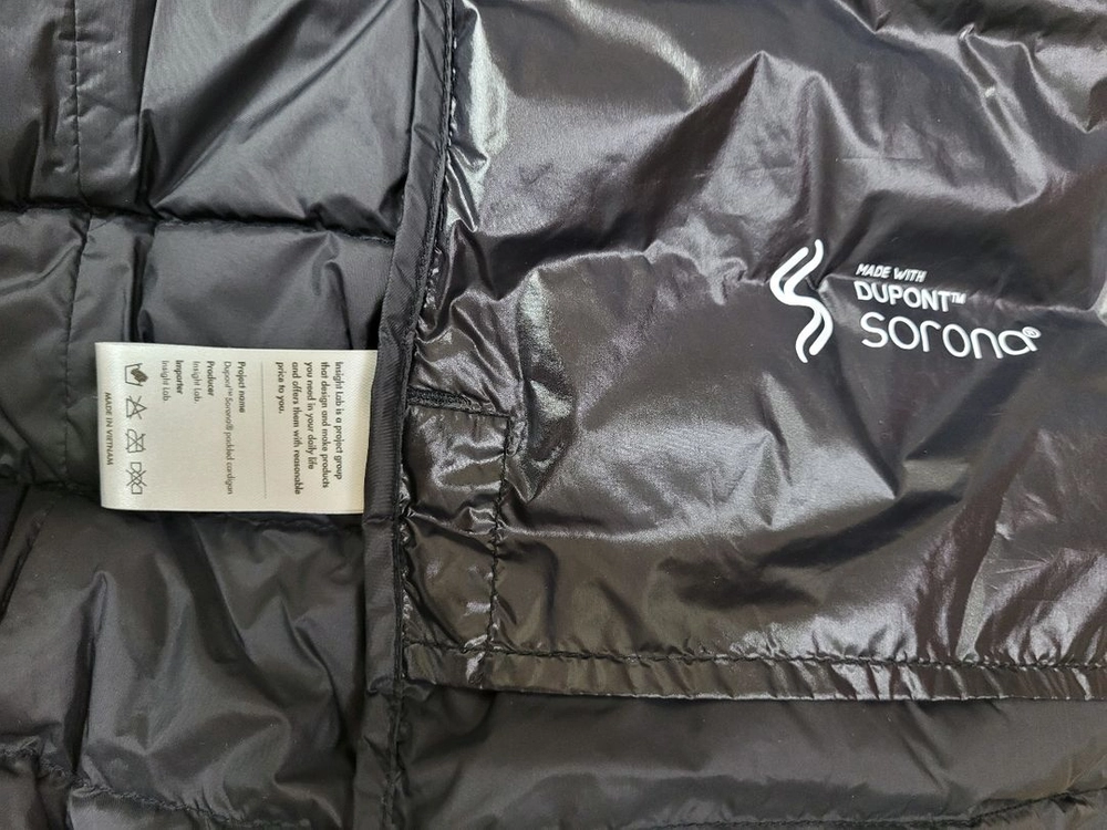 남자 소로나 sorona 경량패딩 100 블랙 이미지