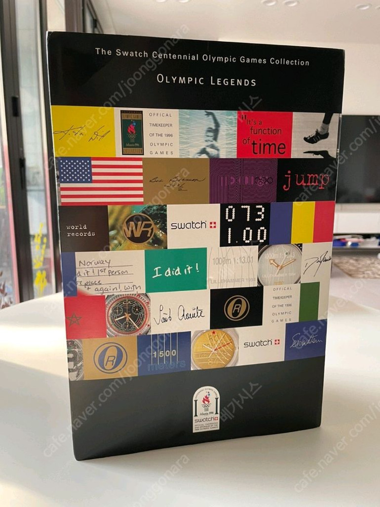 1996년 애틀랜타 올림픽을 100 기념하여 스와치(Swatch)시계 이미지