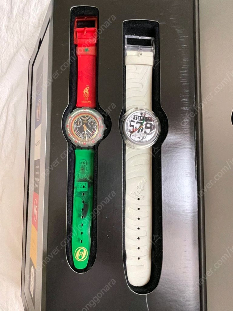 1996년 애틀랜타 올림픽을 100 기념하여 스와치(Swatch)시계 이미지
