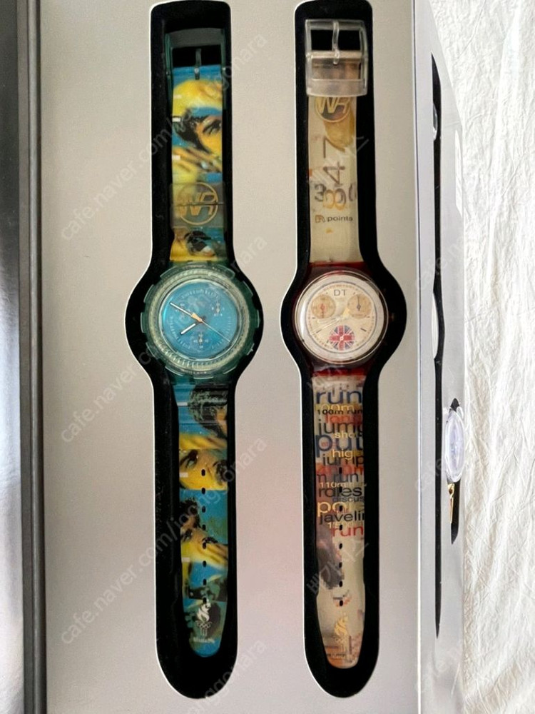 1996년 애틀랜타 올림픽을 100 기념하여 스와치(Swatch)시계 이미지