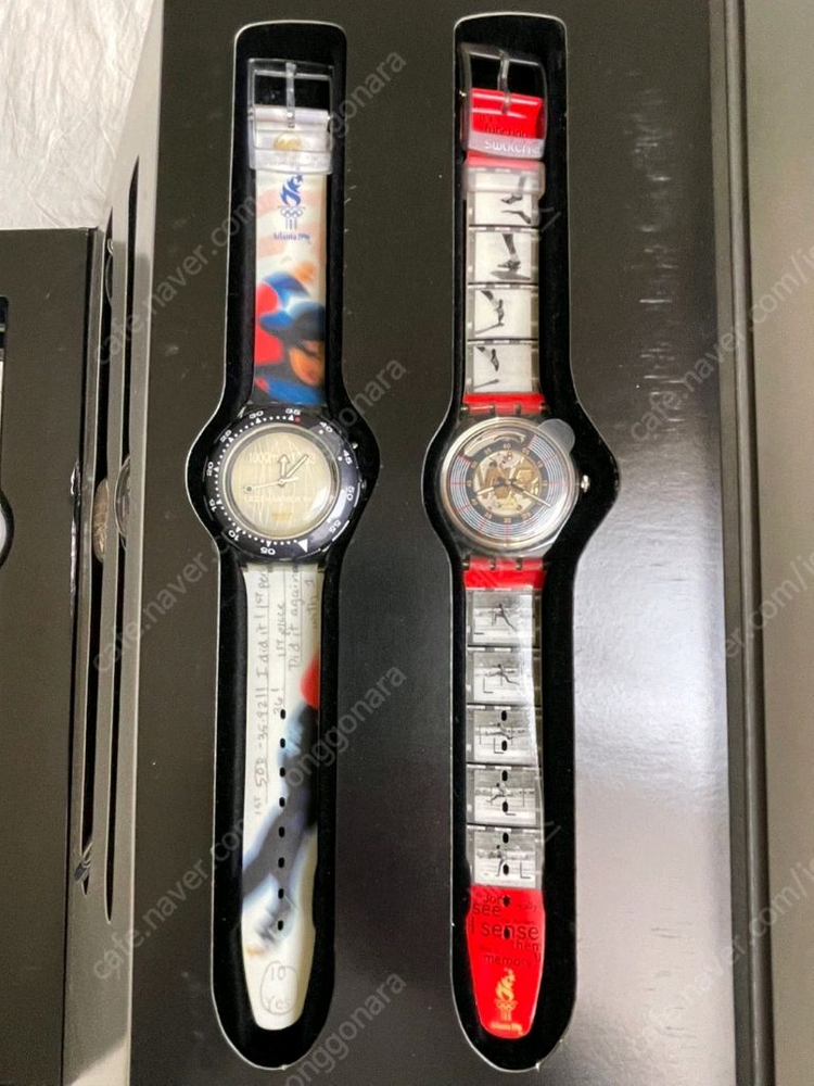 1996년 애틀랜타 올림픽을 100 기념하여 스와치(Swatch)시계 이미지