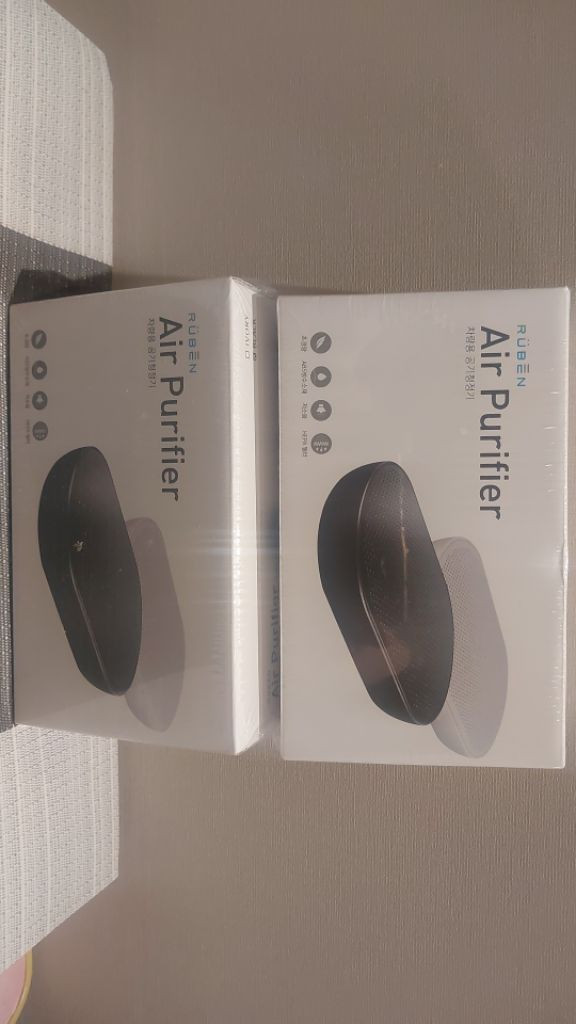 로이첸정품)뤼벤 Air차량용공기청정기미개봉 RUBEN 이미지