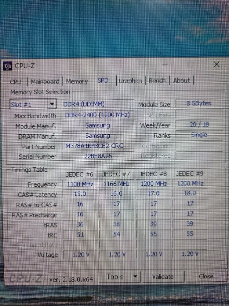 삼성 램 DDR4 8GB(2400) 팝니다. 이미지