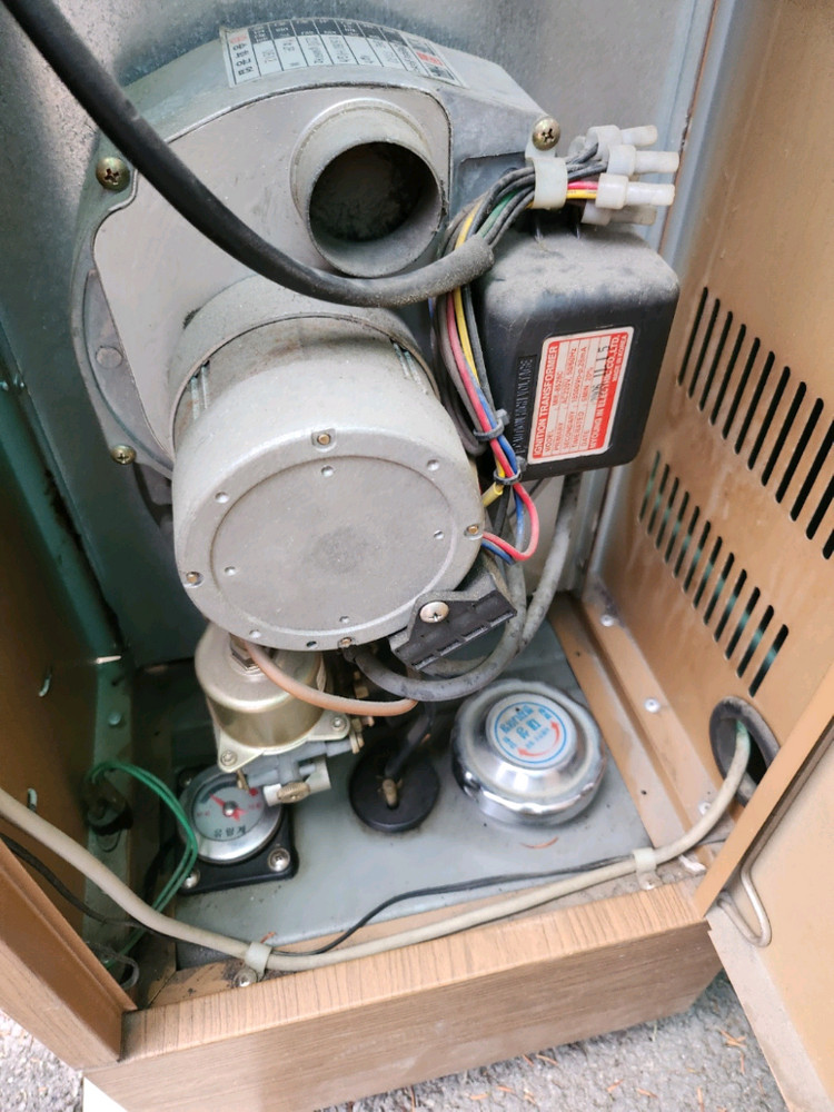 대성 DSPI-175 전기 석유 온풍기 돈풍기 곱창 튜브 난로 50-60평 커버 경기광주 이미지