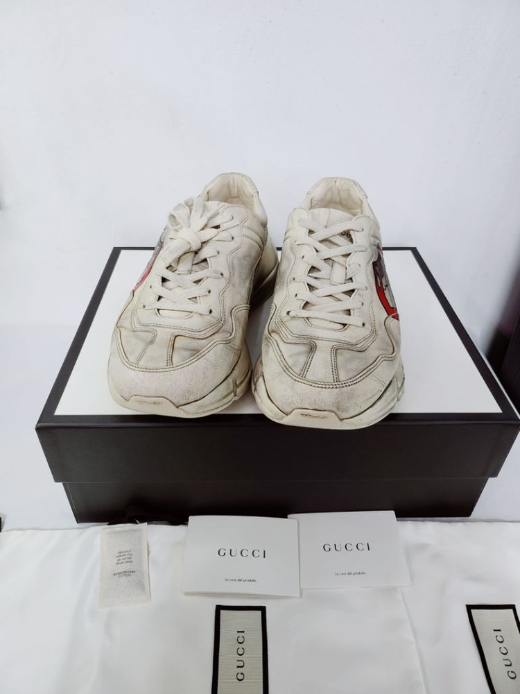 구찌 라이톤 더티 입술 남성 스니커즈 7/265 이미지