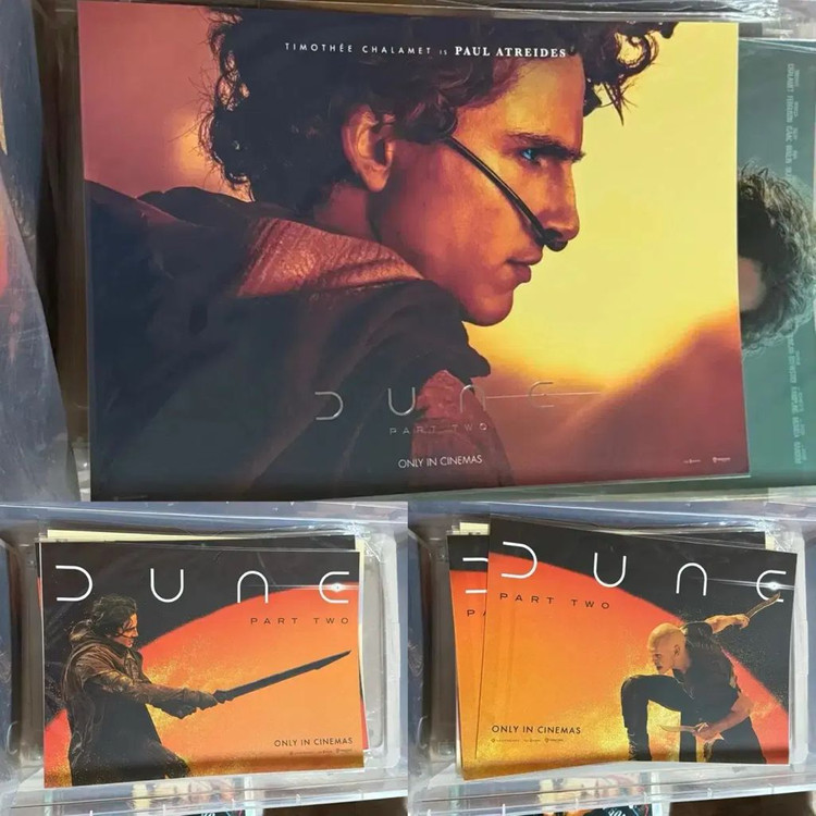 듄2 아이맥스 포스터 IMAX 4DX돌비스크린엑스 오리지널티켓TTT 티모시샬라메 영화 아트카드 이미지