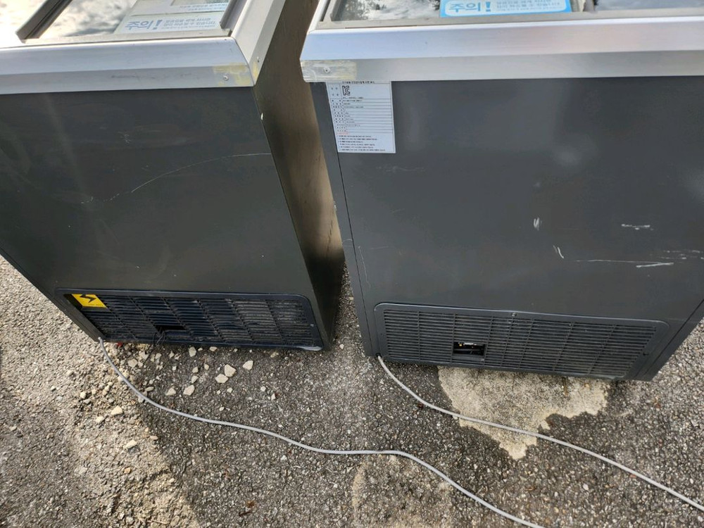 아쿠아파인 유니크 아이스크림 얼음컵 냉동고 바퀴있음 경기광주 이미지