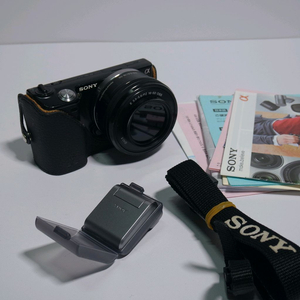 소니 NEX-5 + 16-50mm 줌렌즈 올블랙 이미지