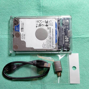 WD Blue HDD 외장하드 1TB USB3.0 2.5인치 이미지