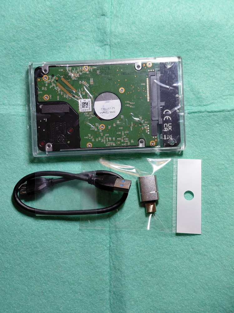 WD Blue HDD 외장하드 1TB USB3.0 2.5인치 이미지