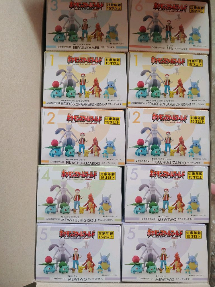 반다이 식완 포켓몬 스케일 월드 관동 이미지