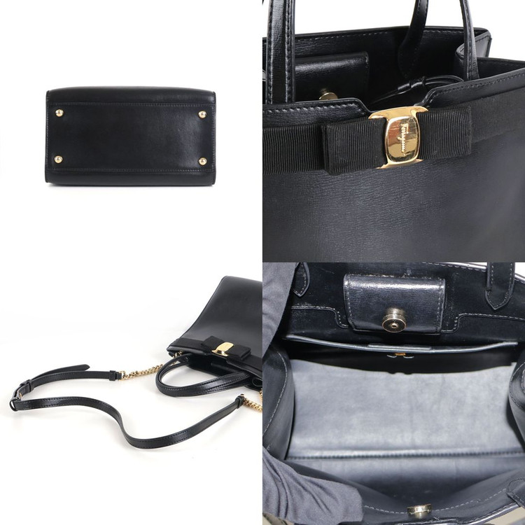 [중고명품다올] 페라가모 뉴 바라 토트백 블랙 21I290 734058 이미지