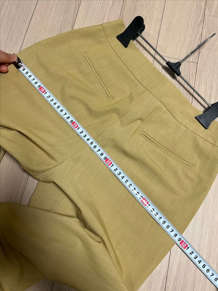 로만티카소울 트라우저 차르르 팬츠 베이지 슬랙스 봄여름 바지 정장 오피스룩 이미지