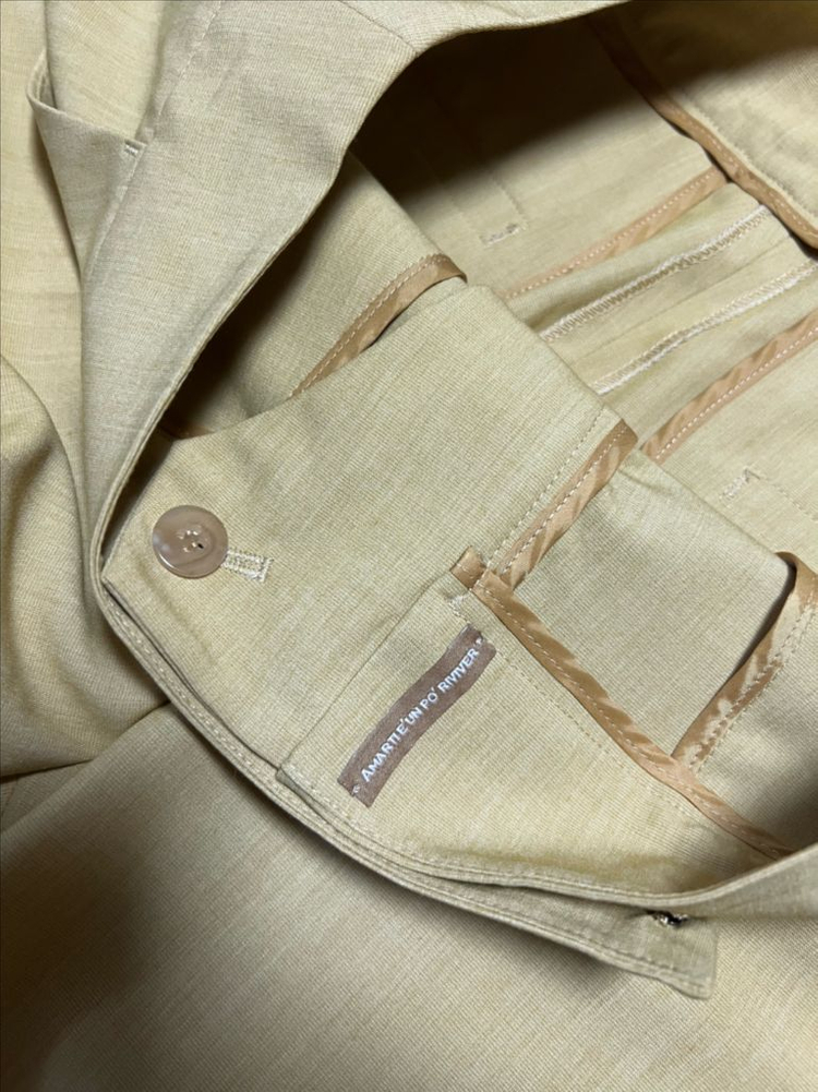 로만티카소울 트라우저 차르르 팬츠 베이지 슬랙스 봄여름 바지 정장 오피스룩 이미지