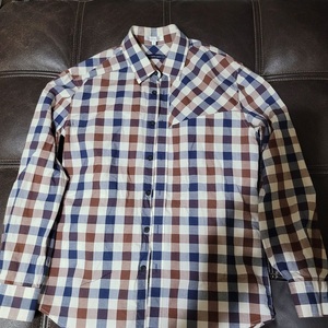 코모도(COMODO) 깅엄체크셔츠 M (주)톰보이(지이크 지오지아 엠비오 티아이포맨 커스텀멜로우 tngt 빈폴 이미지