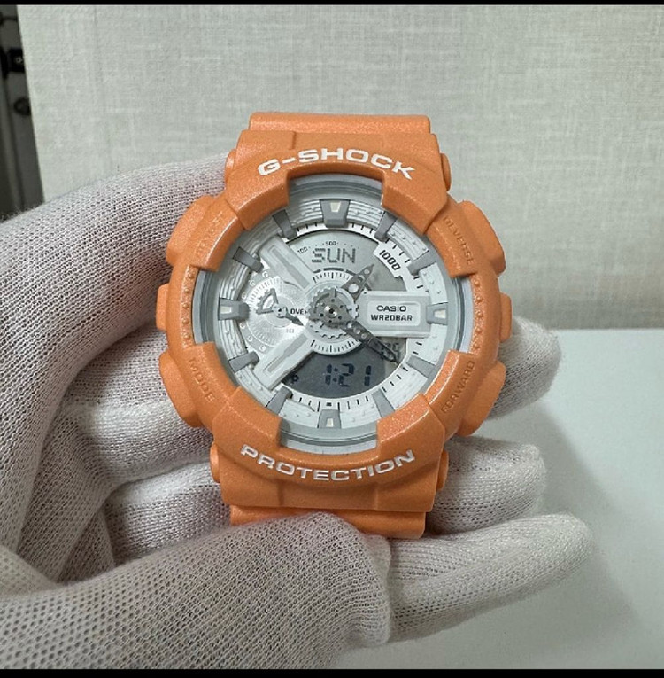 지샥 빅페이스 주황펄 ga-110sg 이미지