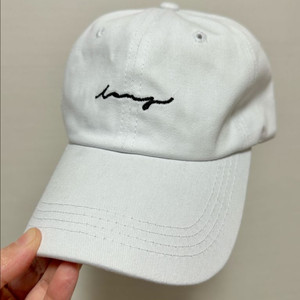 #새상품 : 야구모자 캡모자 볼캡 흰색 화이트 이미지