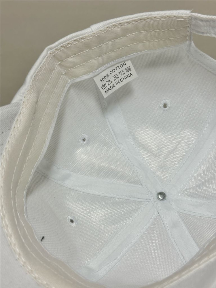 #새상품 : 야구모자 캡모자 볼캡 흰색 화이트 이미지