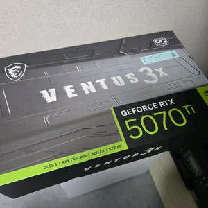 MSI 지포스 RTX 5070Ti 벤투스 3X OC 새 이미지
