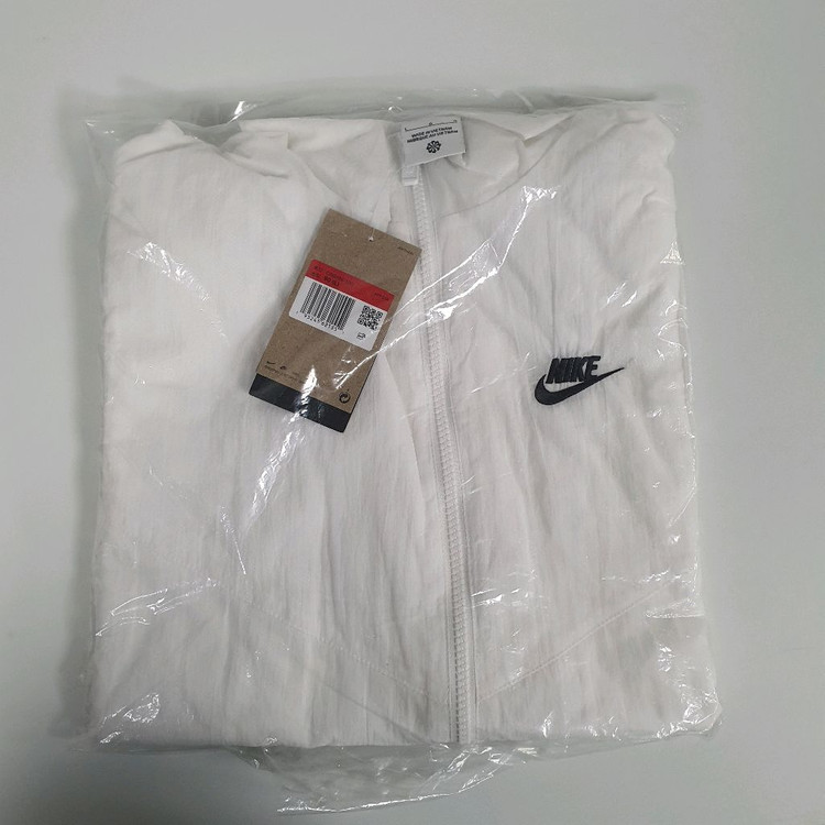 N15 나이키 에센셜 원드러너 바람막이 화이트 (90/L) 새상품 이미지