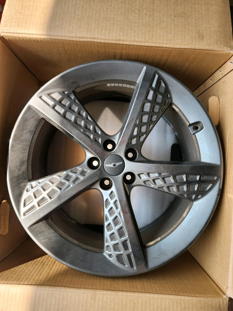 gv70 21인치 순정 와플휠 스포츠휠 한대분(가격다운) 이미지