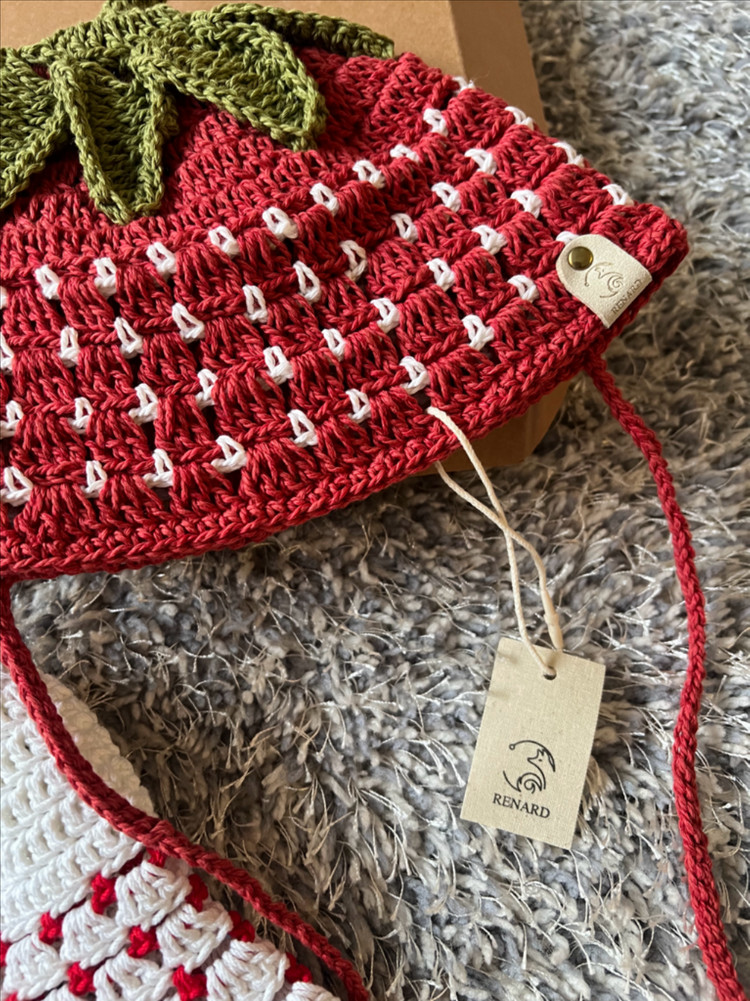 르나르 핸드메이드 딸기모자 (새상품) 이미지