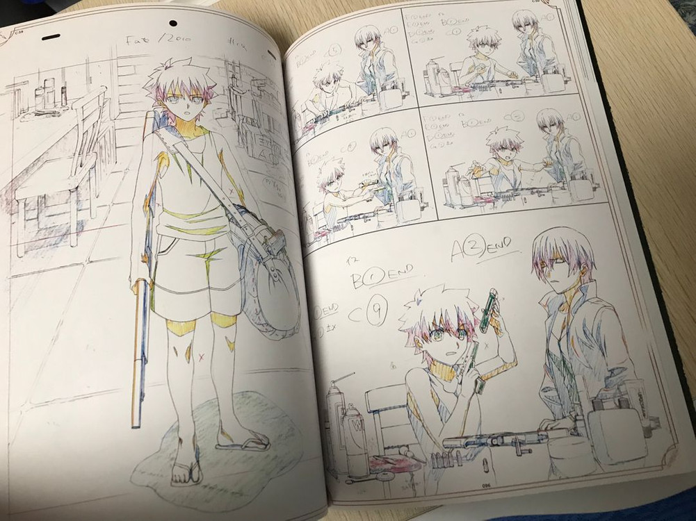 애니 페이트 제로 Fate 페이트 원화집 아트북 화집 화보집 일러스트집 2권 세트 이미지