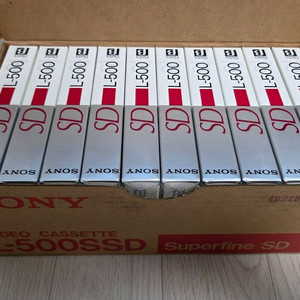 소니 베타맥스 미개봉 비디오 테이프 10매 이미지