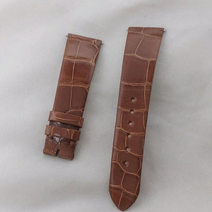 주문제작 엘리게이터 시계 스트랩 / 라이트브라운 이미지