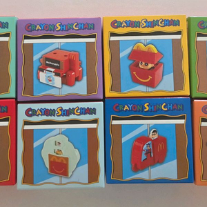 맥도날드 해피밀 짱구 장난감 8종 컴플리트 이미지