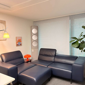 메이그마티 3인용 스툴 포함 최상급 가죽 이미지